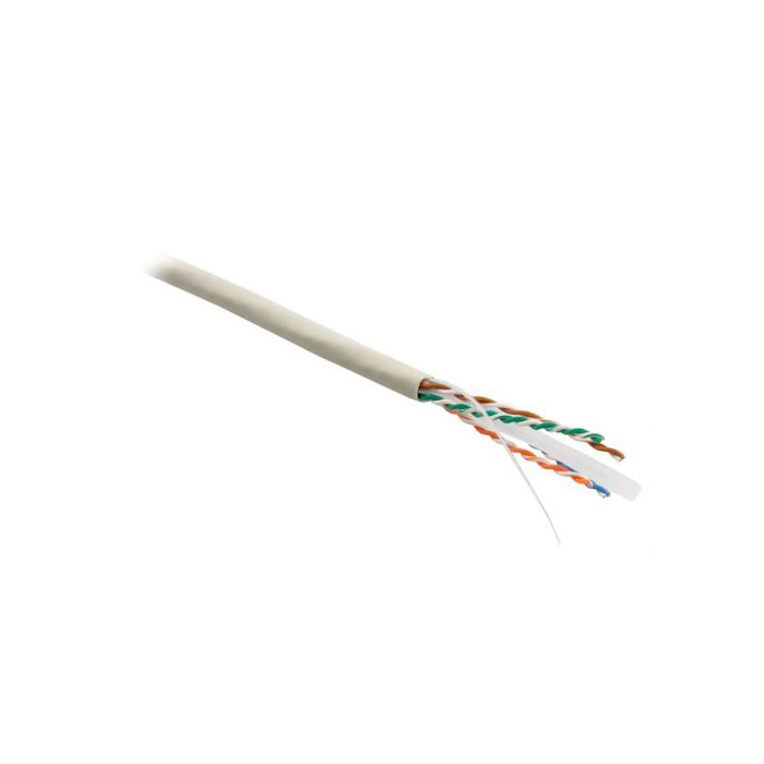 Hyperline uutp4-c5e-p24-in-lszh-gy-305, кабель витая пара