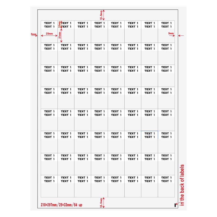 Hyperline wmbl-25x33-a4l-wh, наклейка