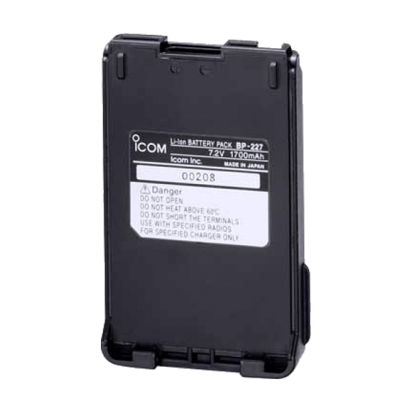 Взрывозащищенный аккумулятор Li-Ion Icom BP-227UL