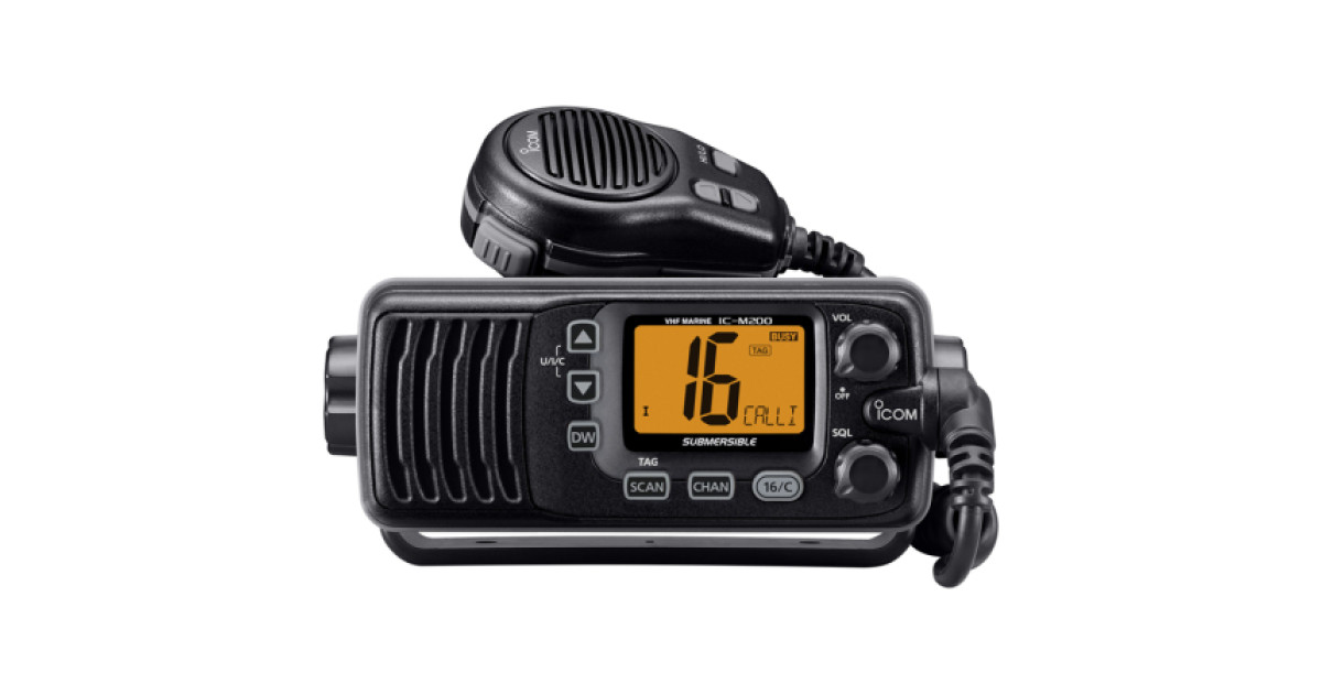 Icom IC-M200 с антенной
